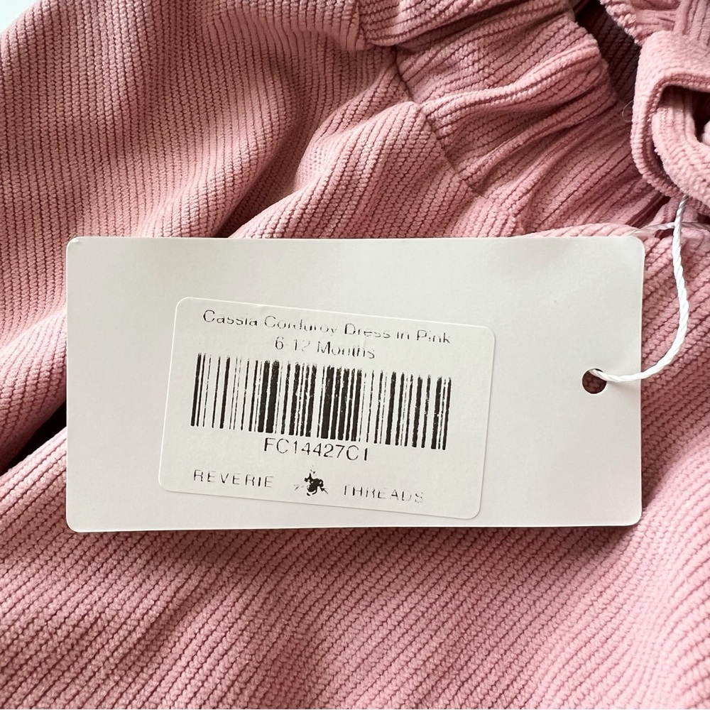 Reverie Threads Cassia Pink Corduroy Dress - Picture 6 of 6